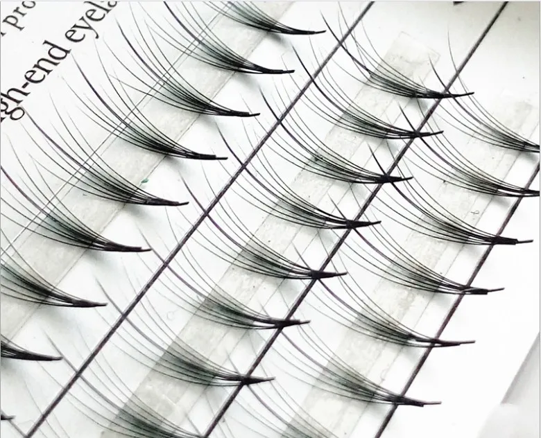 Высокое качество Pteris облачные волосы 7D норковые ресницы плоские волосы отдельные накладные ресницы для наращивания Толстые Накладные ресницы 8 мм до 12 мм