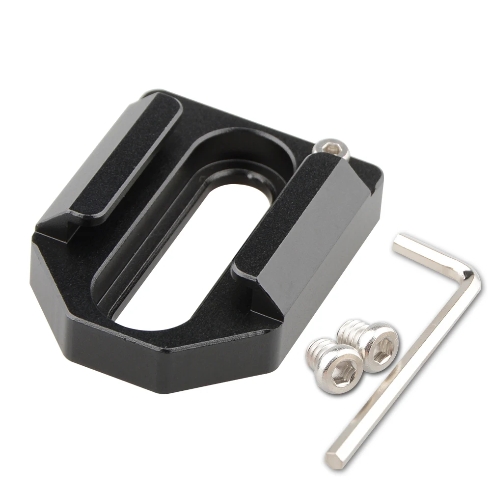 

CAMVATE Cold Shoe Mount Holder with 2 Screws to Fasten for Monitor LED Light (Black) C1620