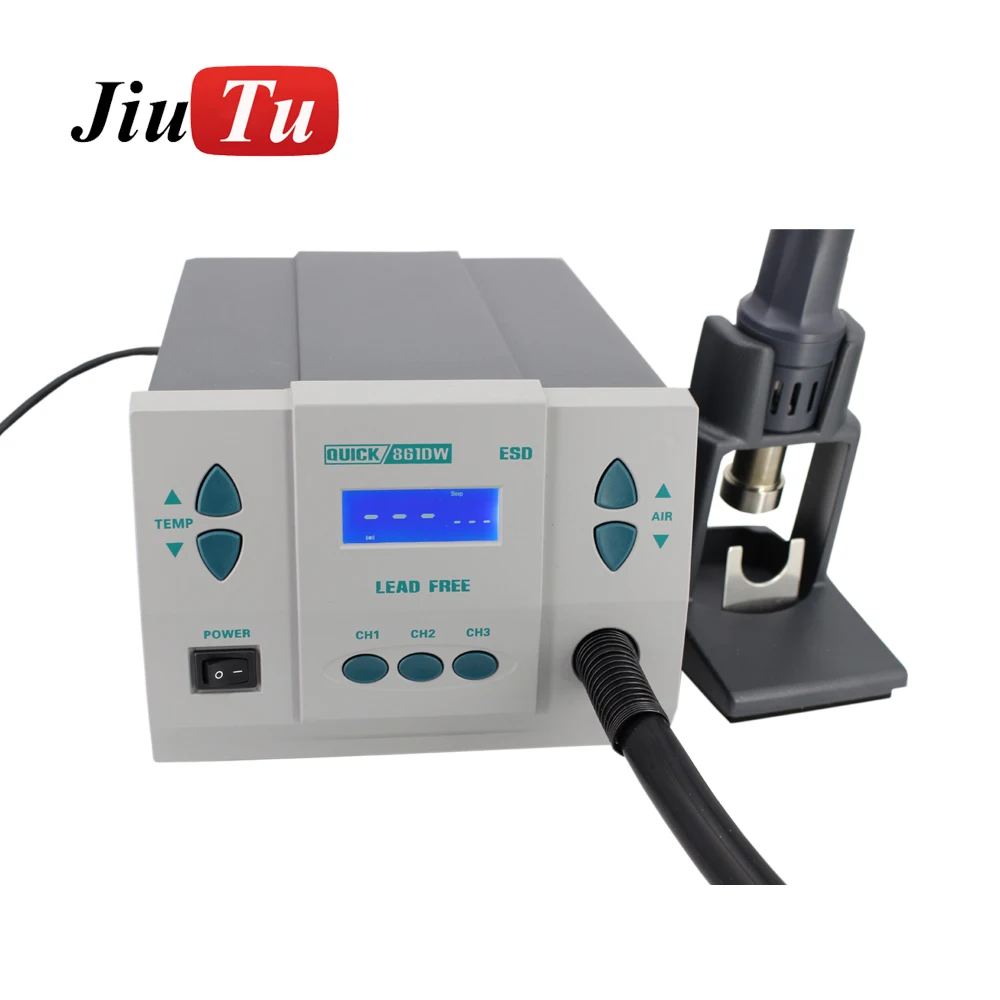 Hot Air Gun 858D 700W BGA Rework Solder Station Soldering Heat Air Gun Station 220V  110V For SMD SMT jiutu (5)