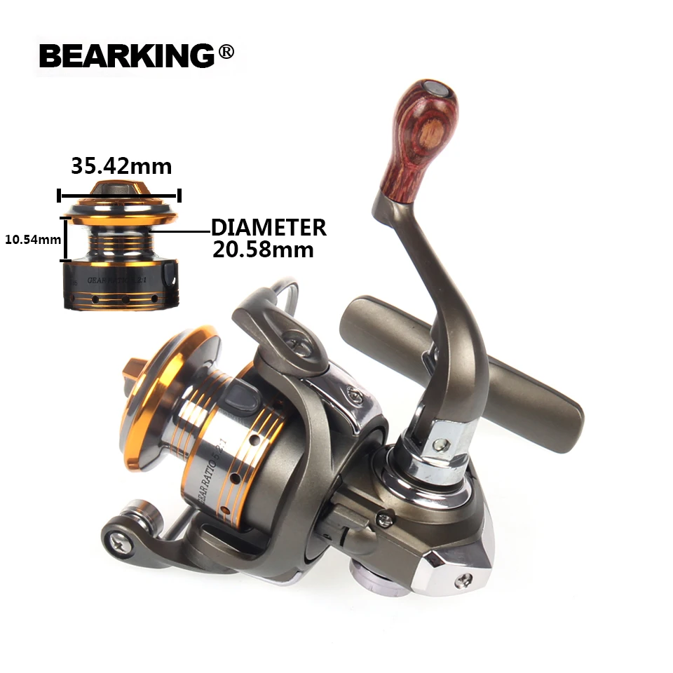 Bearking 2017 mini Fishing Reel Fishing Spinning Reel 5.21 5+1BB Light