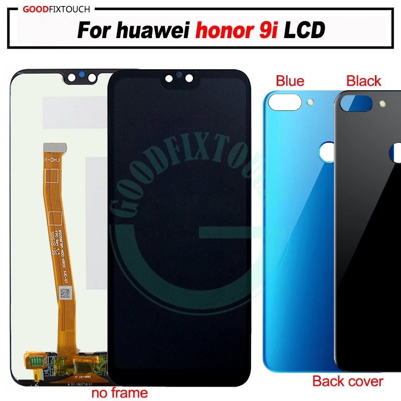 Для Huawei honor 9i ЖК дисплей сенсорный экран дигитайзер в сборе с задней крышкой для LLD