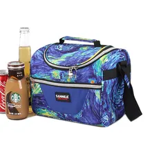 Кроссбоди ланч бокс термоизолированная сумка для пикника детский мешок для хранения тепла Sac Thermique Ланч изолированная сумка