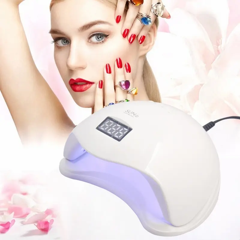 

48w High Power Nails Dryer Lamps Nail Polish Lamp LED Phototherapy Machine Intelligent Induction White Lampara Multi-gear