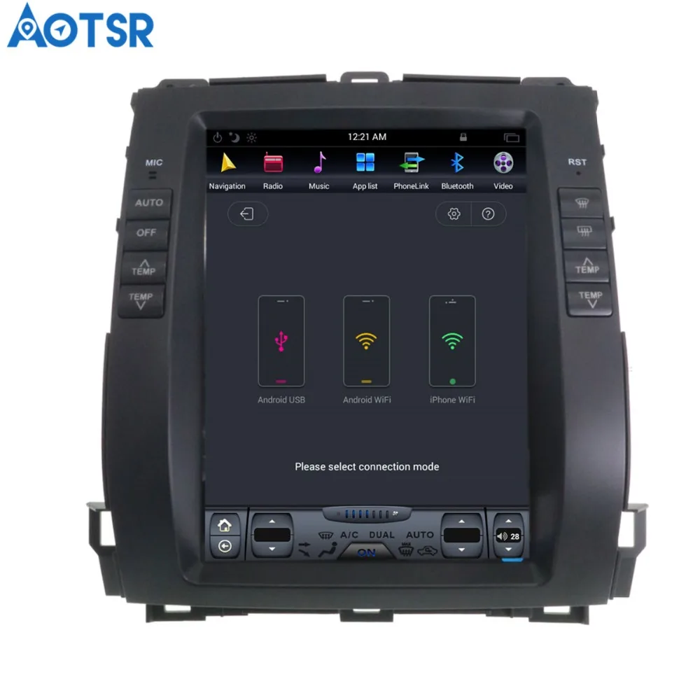 Best Aotsr Tesla style Car GPS Navigation For Toyota Land Cruiser Prado 2002-2008 stereo Head unit Satnav multimedia no DVD radio 3 Best Aotsr Tesla style Car GPS Navigation For Toyota Land Cruiser Prado 2002-2008 stereo Head unit Satnav multimedia no DVD radio 3