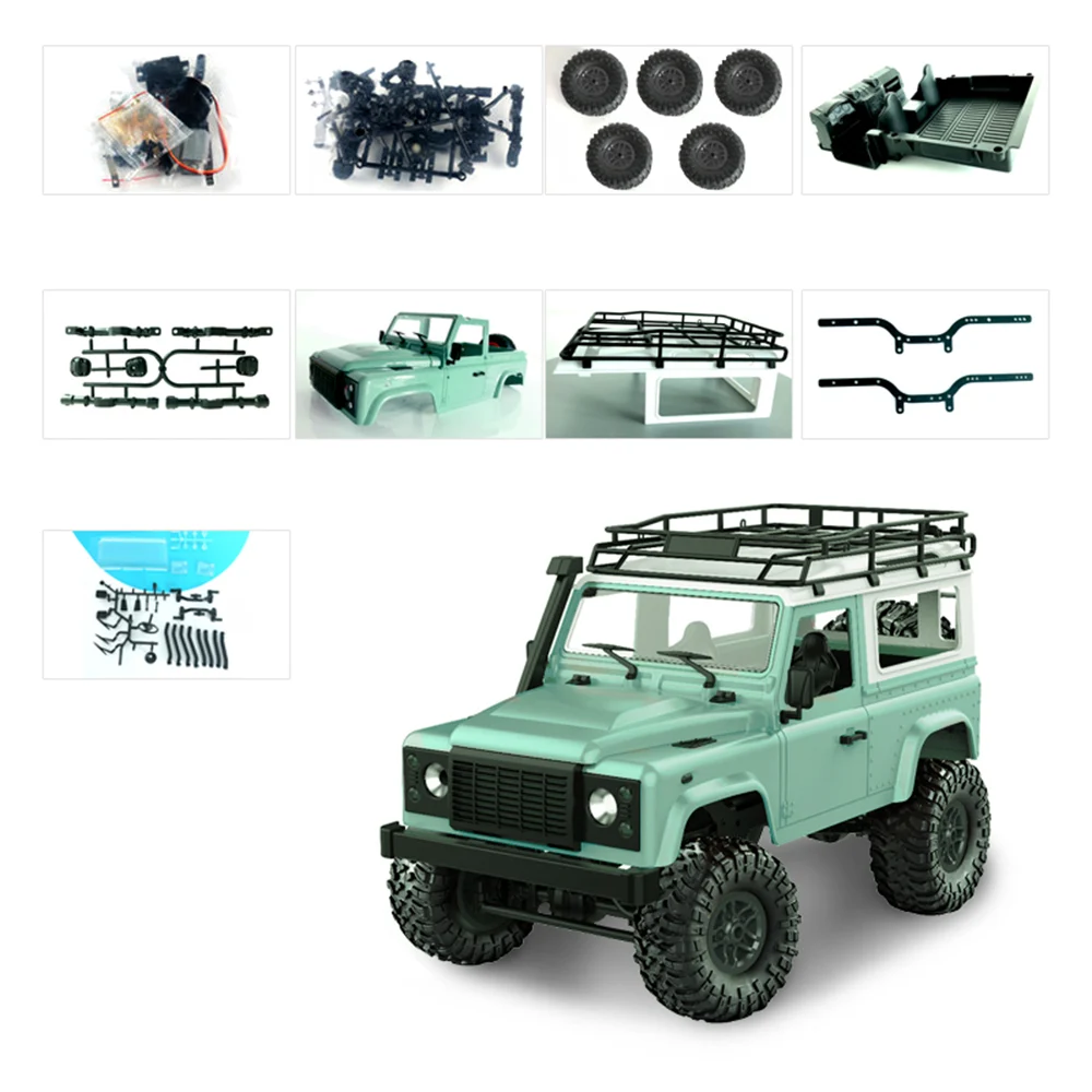 

MN-D90K 1/12 RC Crawler Off-Road Suv Defender Racing Truck DIY Play Outdoors Toys KIT Without Receiver Controller ESC Battery