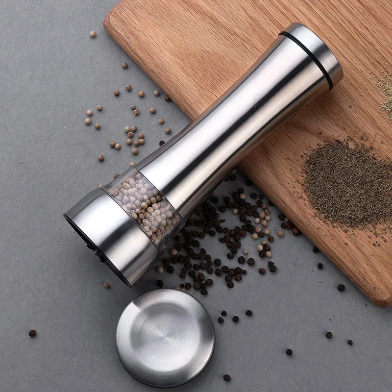Stainless Steel Salt and Pepper Mill Spice Pepper Grinder with Strong