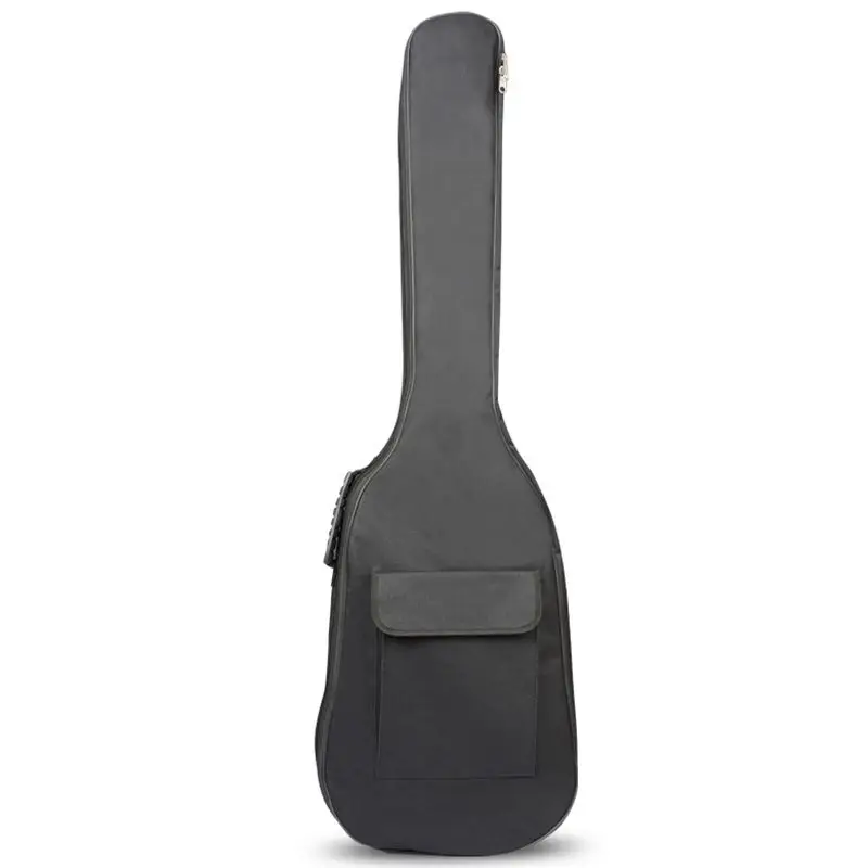 FGGS Черный Водонепроницаемый двойной ремень Бас рюкзак Gig Bag чехол для электрогитары 5 мм толщина Губка Мягкий - Цвет: Black