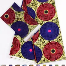 Чистая шелковая ткань 2+ 4 ярдов Дубай кружево Африканский шелк воск шелк шифон ткань африканская ткань Африканская восковая ткань для лоскутных B2-C3