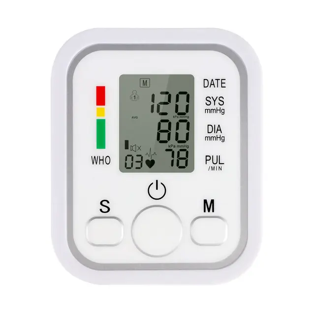 Jumper Home use Health Care Digital Upper Fully Automatic Electronics Arm Style Blood Pressure Monitor Pulse Rate B02R