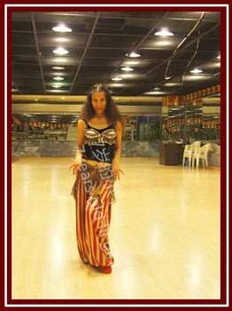 

Tribal belly dance bra BI95