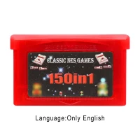 

Game Cartridge Console Card 32 Bit Video Game Compilations Collection 150 in 1 English Language Version