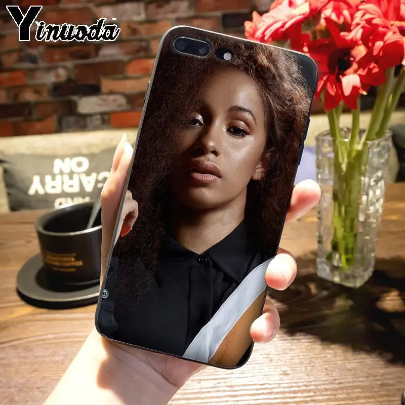 Yinuoda Cardi B геометрический Графический Модный Роскошный чехол для телефона Apple iPhone8 7 6 6S Plus X 5s 11pro SE 5C Чехол - Цвет: 8