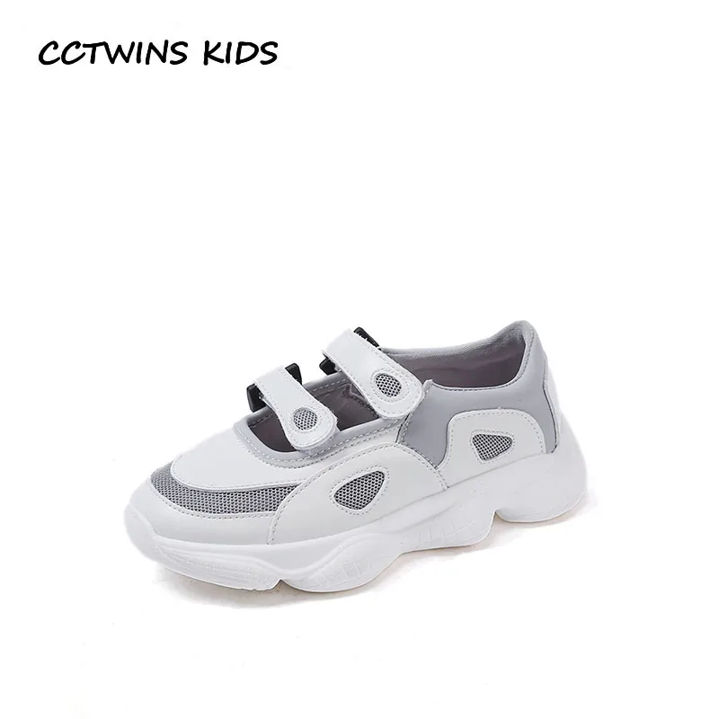 

CCTWINS Kids Shoes 2019 Spring Boys Fashion Breathable Shoes Children Pu Leather Trainer Babys Girls Sport Sneakers FS2618