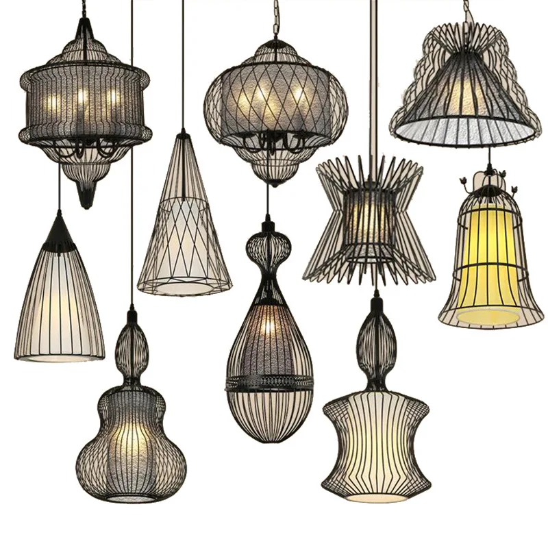 

Modern LED Pendant Lights Multicolour Dining-room Restaurant Lamp Switch Pendant Lamps Twisted Wire Home Decration Lighting E27
