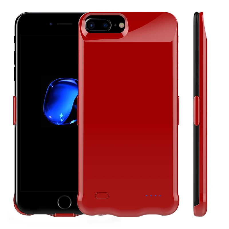 Новое поступление чехол для внешнего аккумулятора iPhone 8 Plus 10000 мАч запасное