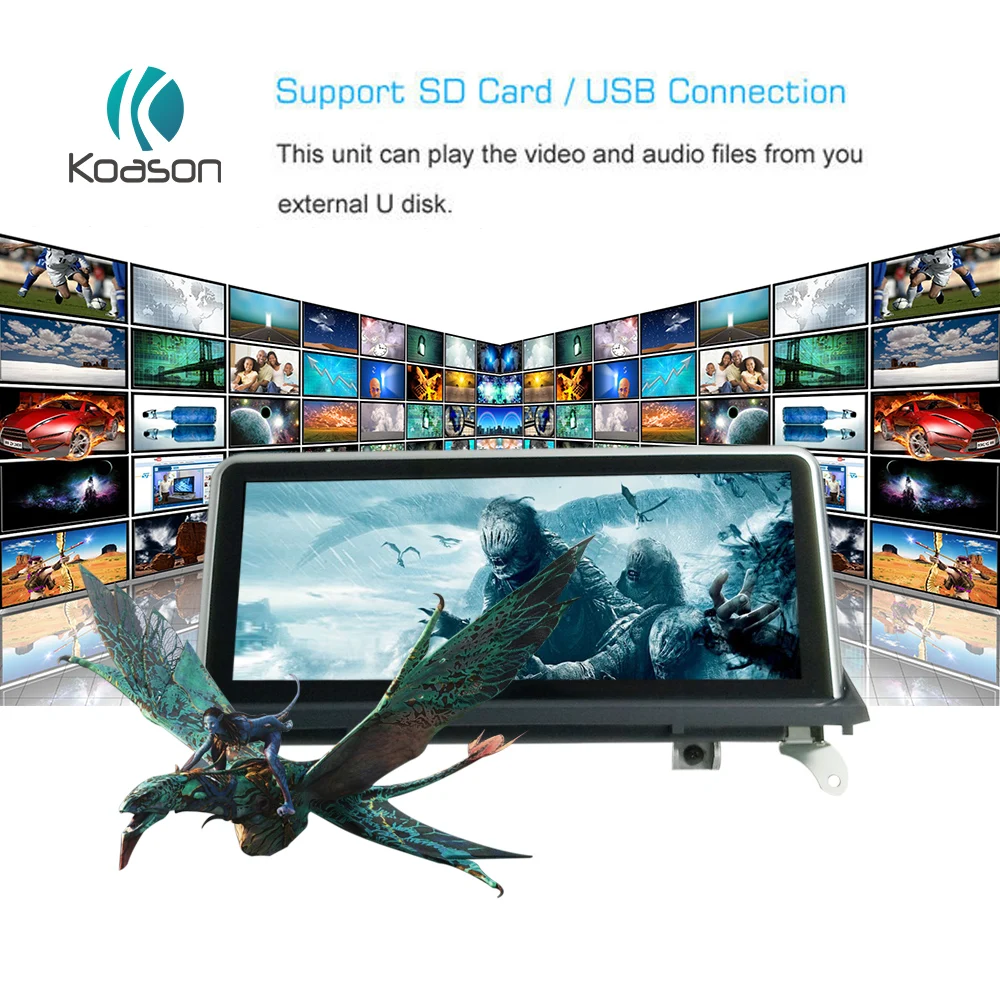 Koason 10 25 &quotips Экран gps навигации для BMW X5 E70 X6 E71 Android 7 1 Авто аудио стерео CIC Системы