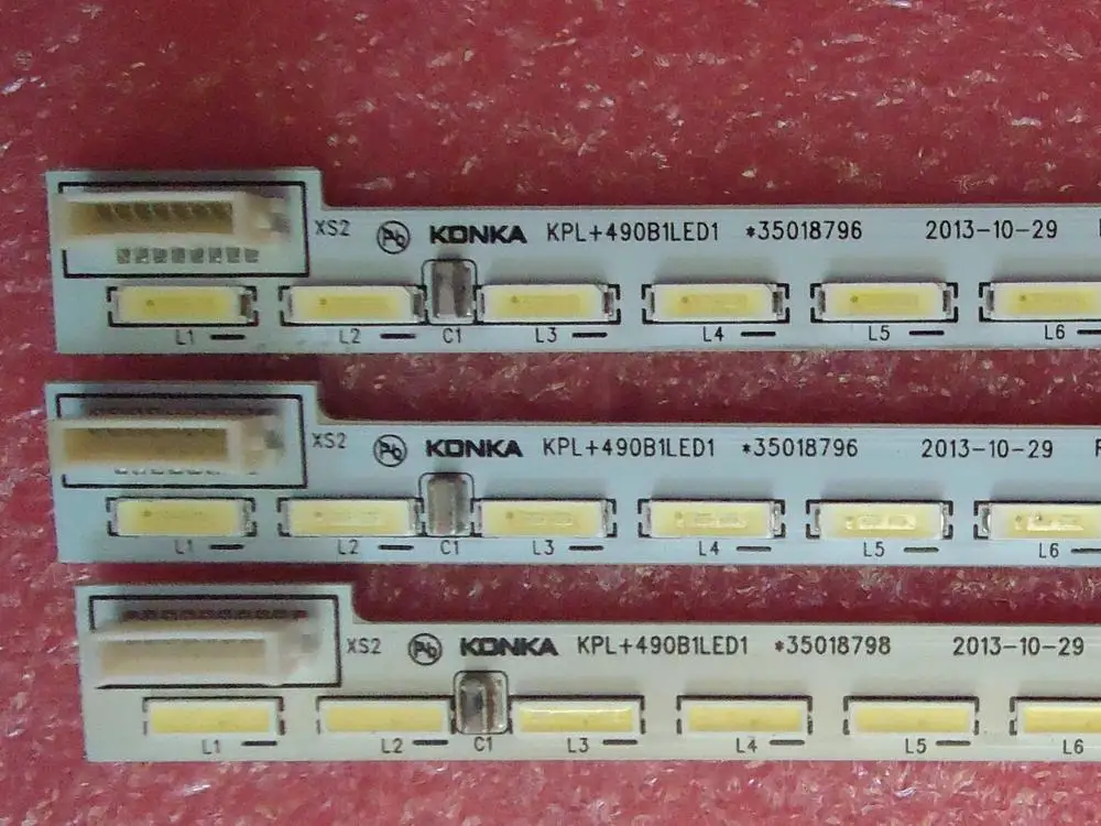 Для konka KPL + 490B1LED1 Артикул лампы LED50X5680AF 35018796 35018797 37024855 1 шт = 64LED 610 мм