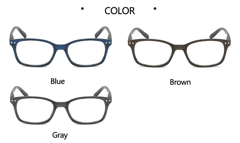 Zilead Women Men Imitation Wood Pattern Reading Glasses Presbyopia Eyeglasses Hyperopia Eyewear+1.0+1.5+2.0+2.5+3.0+3.5+4.0
