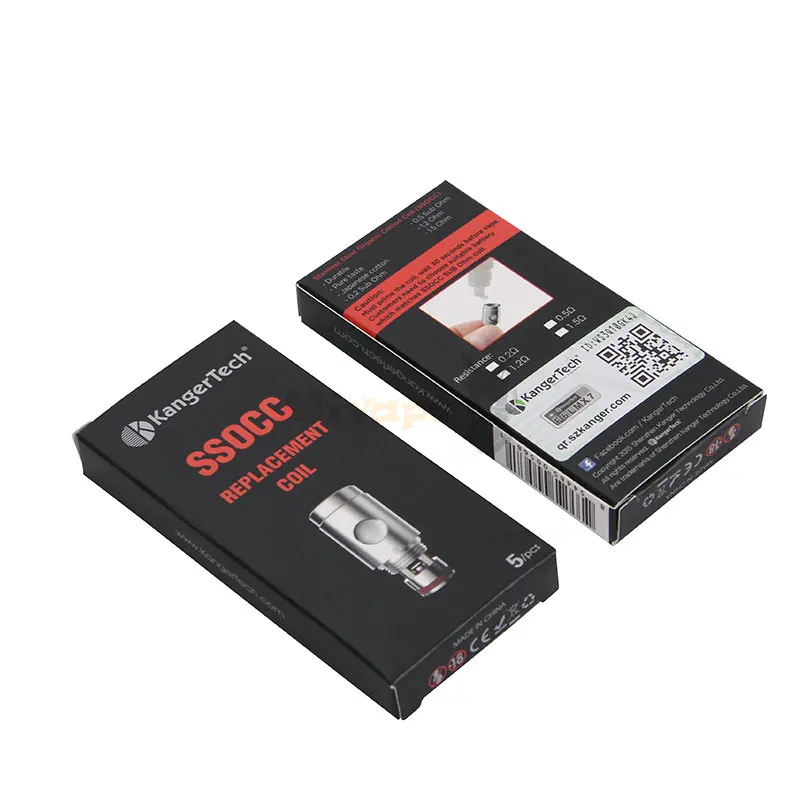 5 шт./лот катушка Kanger subtank SSOCC 0 15 Ом/0 2 Ом/1 Ом вертикальная подходит для Subox Mini c