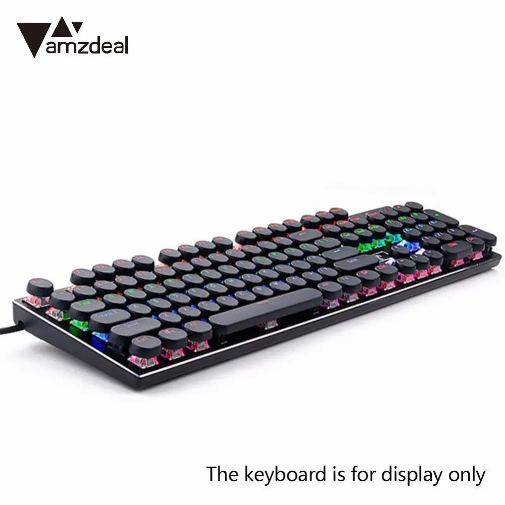 AMZDEAL игровая механическая клавиатура колпачки для ключей ABS ретро круглые