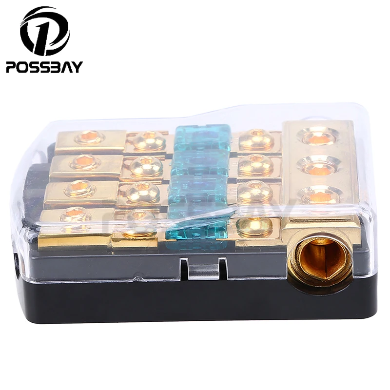 POSSBAY 1 Pcs Fuseholder 30A/60A/80A/100A/150A Car Auto ... audio fuse box 