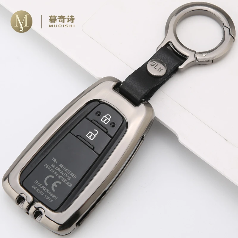 

Car Key Case Cover For Toyota Camry Proda Avalon Izoa C-hr 2018 2019 Key bag Portect Case Car remote control switch Accessories