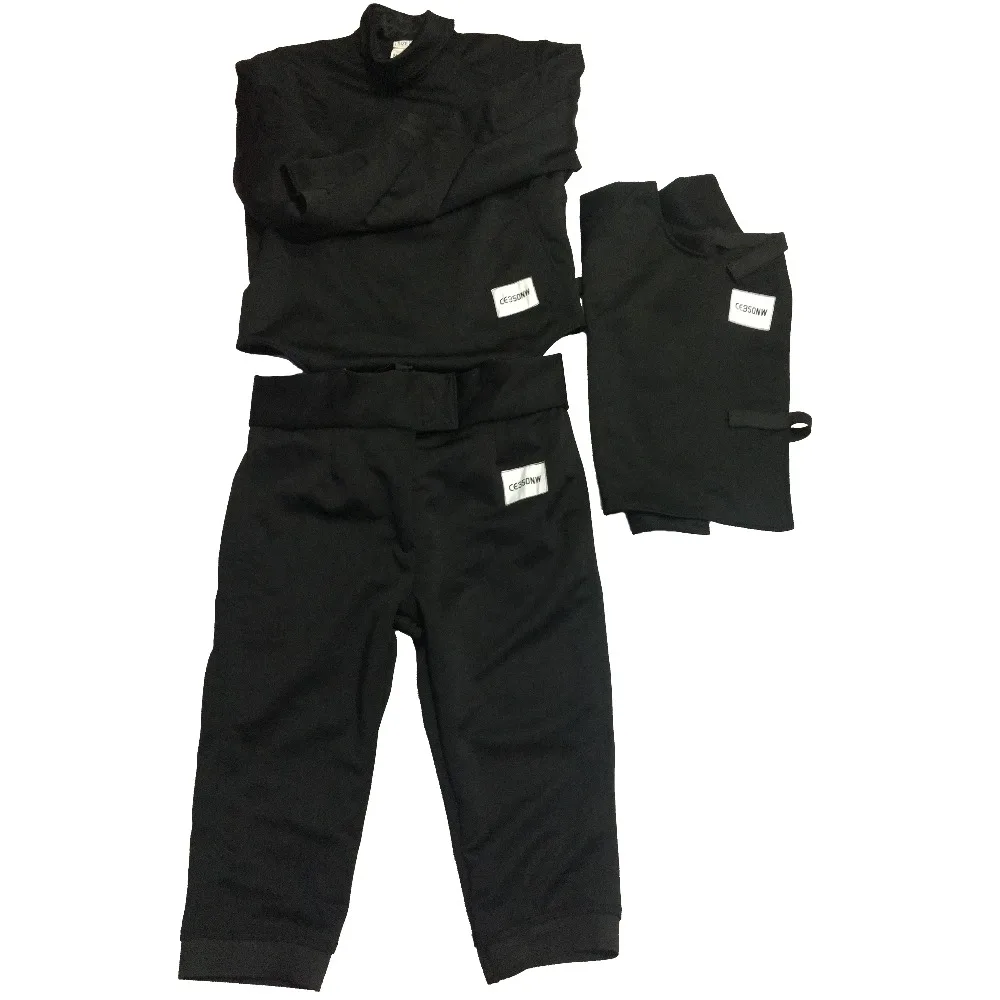 Hema 3piece Fencing Suit, Ce 350nw Black Fencing Jackets, Pants
