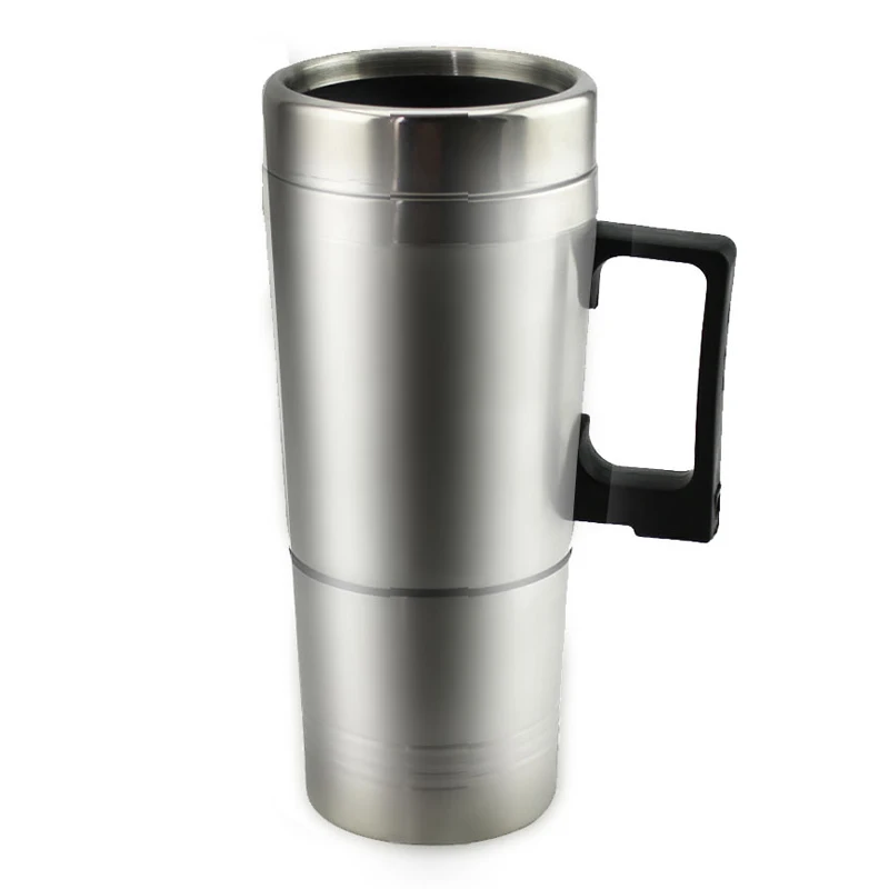 1pcs 300ml 12V Car Based Heating Cup Stainless Steel Kettle Travel Trip Coffee Tea Heated Mug