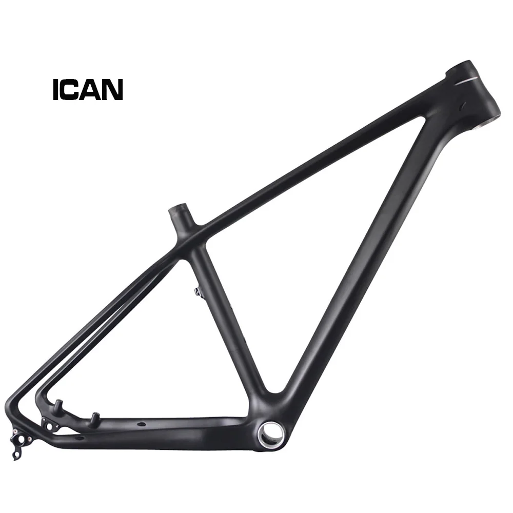 Cheap ICAN Full Carbon frame 650b 27.5er mountain bike frame 142x12 135x9 rear axle BB92 mtb carbon bike frame XT275 0