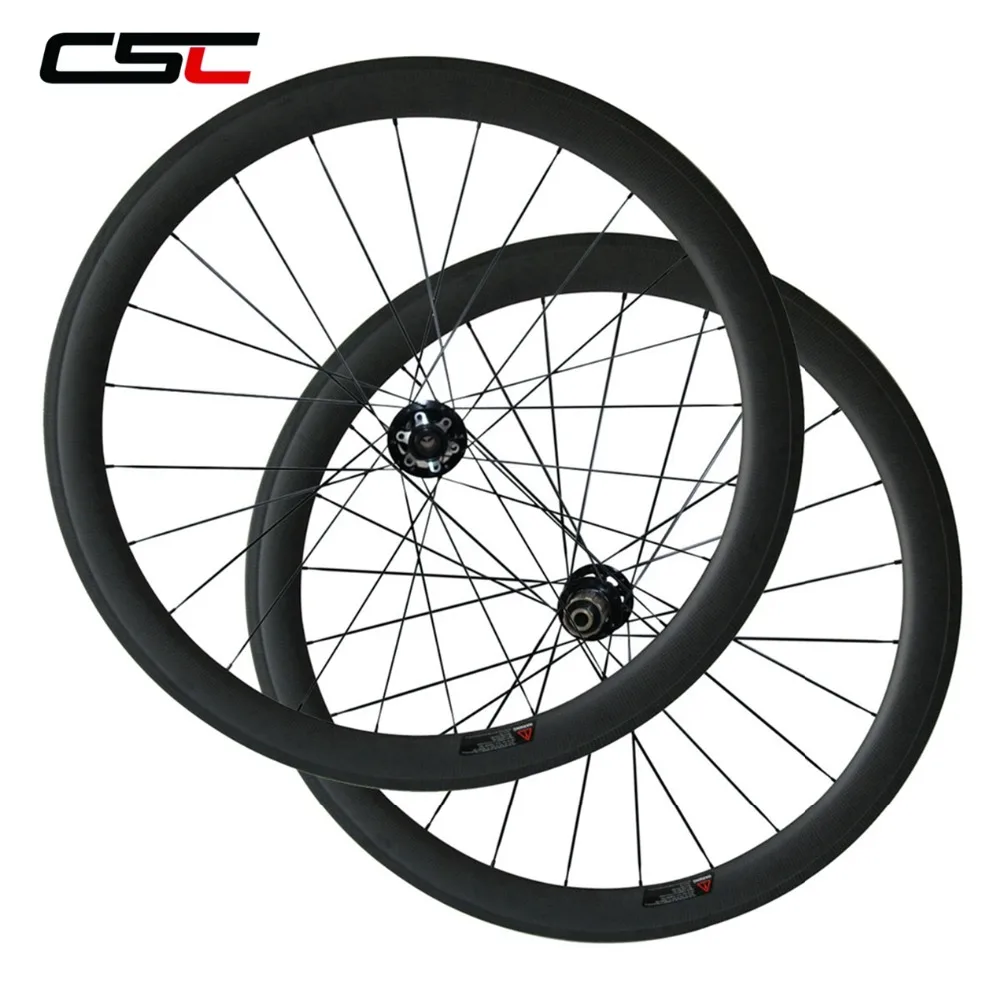 Top 700C Carbon Disc Wheels 24mm 38mm 50mm 60mm 88mm Tubular Or Clincher Cyclocross Carbon Bike Disc Wheelset 6 Bolts 2