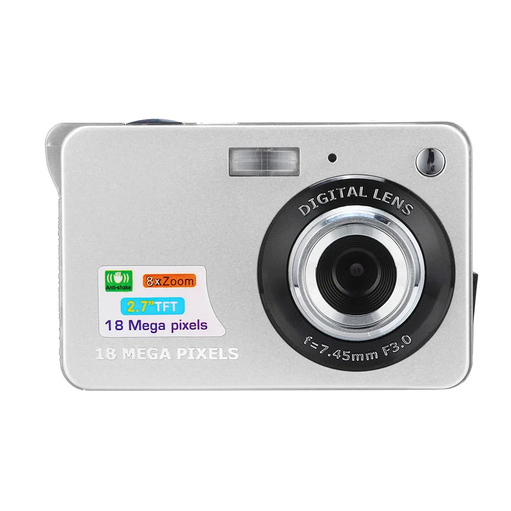 Мини Цифровая видеокамера 8x 5 мегапиксельная COMS HD разрешение 18MP 720P