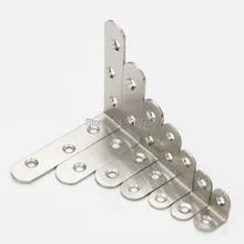 free shipping 5 pieces stainless steel corner brackets right angle bracket Shelf support bracket furniture hardware