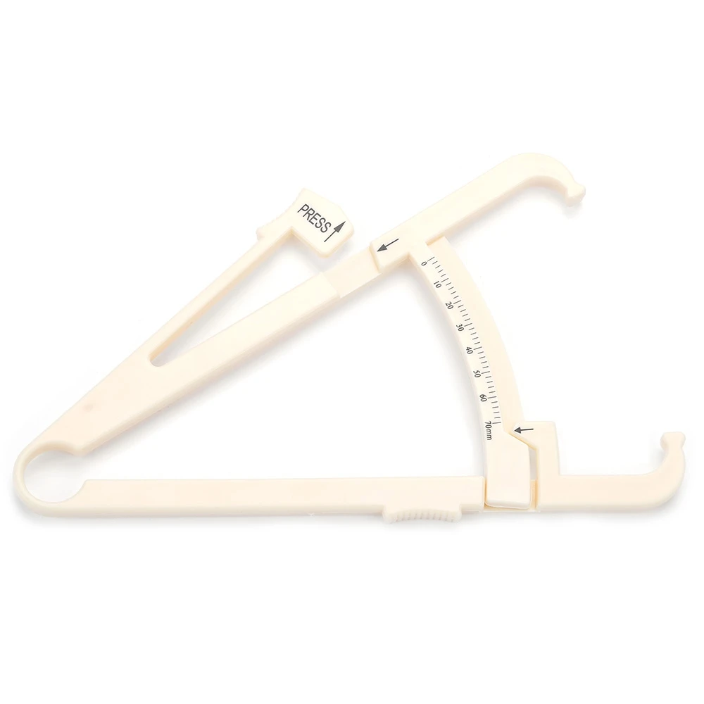 1 pack Personal Fitness Body Fat Massage Caliper Measuring Tester 3
