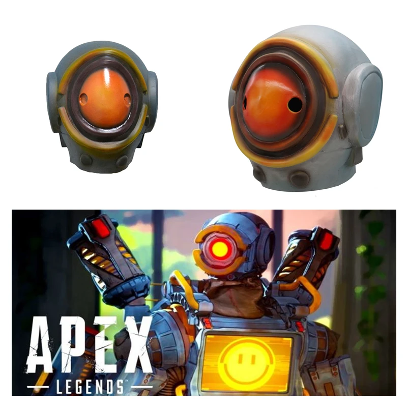 Новая игра Apex legends PathFinder косплей маски для женщин и мужчин латексный шлем на всю голову маска для Хэллоуина Вечерние Маски для косплея
