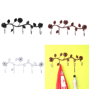 

Rose Over The Door Hanging Hook Rack Clothes Stuff Holder Hanger Kitchen