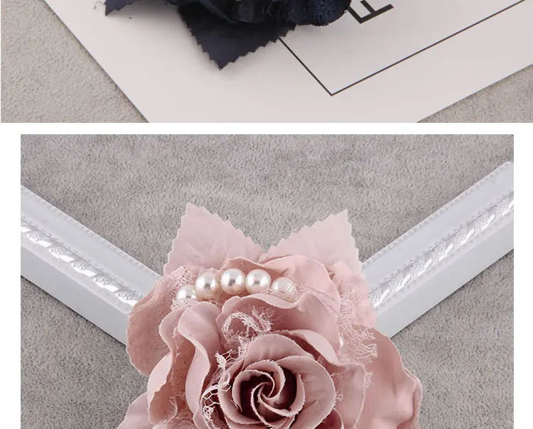 Романтическая роза брошь классическая ткань цветок булавки милые жемчужные броши булавка для леди шляпа цветок женские аксессуары