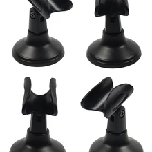 STARAUDIO 4 шт. Портативный Гибкий микрофон Подставка аксессуар пластиковый зажим держатель База крепление SMA-07