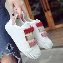 Fashion New Women’s Mixed Colors Shoes Student Sports Shoes Sweet Cute White Shoes