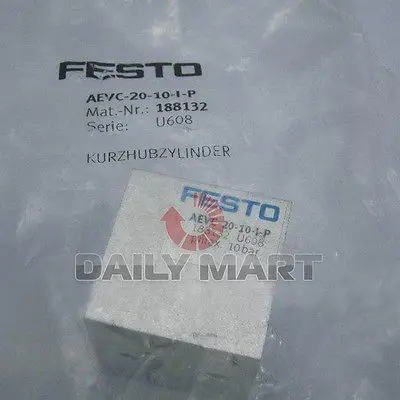 

DHL/EMS 2 LOTS FESTO AEVC-20-10-I-P 188132 SHORT STROKE CYLINDER NEW