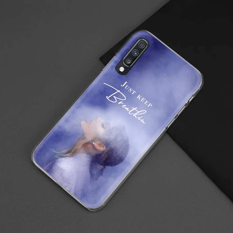 Благодарим Вас следующий Ариана Гранде чехол для samsung Galaxy M40 A50 A80 A70 A60 A40 A30 A20e A10 J4 J6 плюс J8 жесткий чехол из ПК для телефона
