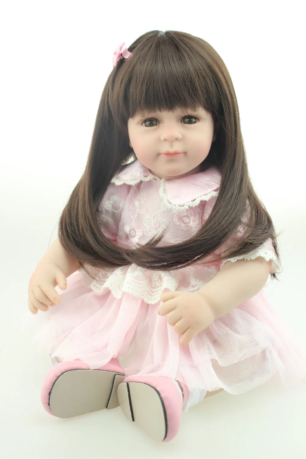 

NPK 50cm Soft Silicone Reborn Dolls Baby Realistic Doll Reborn Boneca BeBes Reborn Dolls girl's lovely Gifts toys