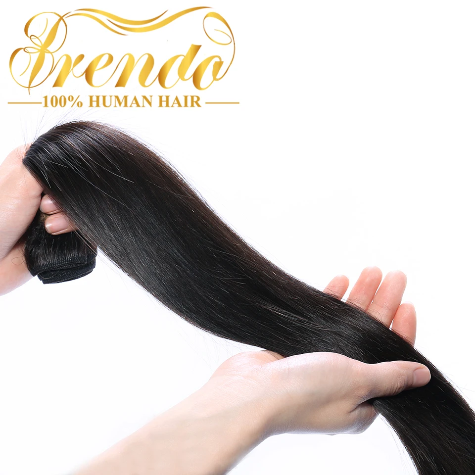 Peruvian Hair Straight Human Hair Weave Bundles Single Bundle 1 PC Thick Hair Brenda Remy Hair Weave Extensions 8-30 inches