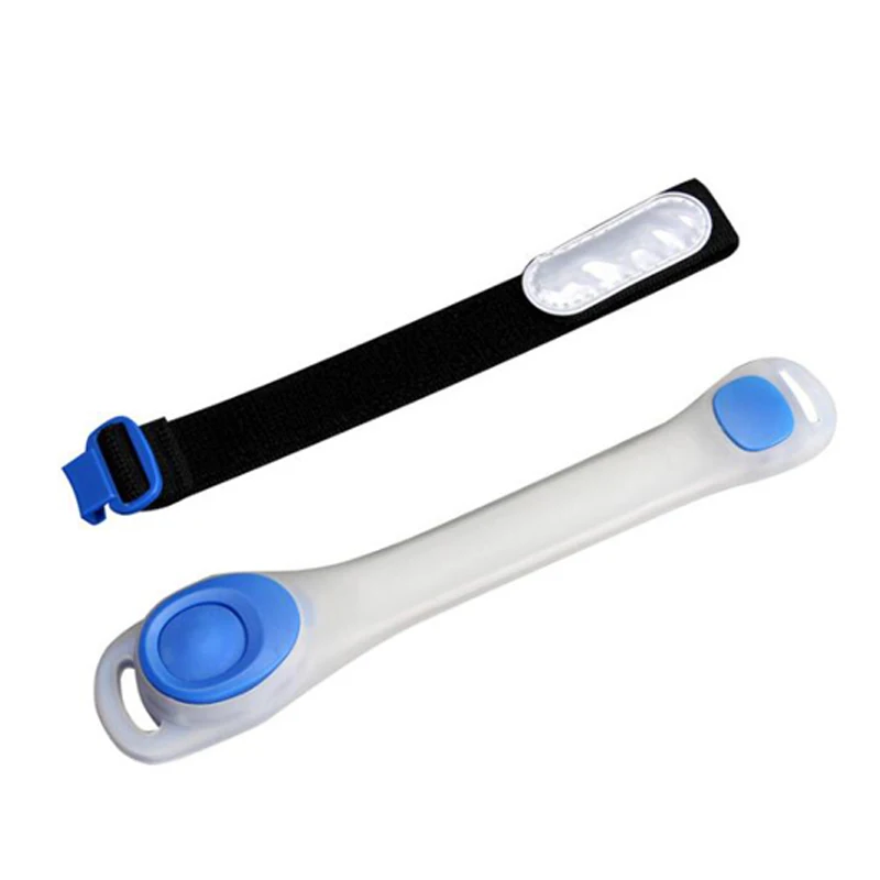 Warning Arm Belts Strap Sport Jogging Running Cycling Safety Bands Outdoor Steady Flashing LED Luminous Glare Glow Light Armband (5)