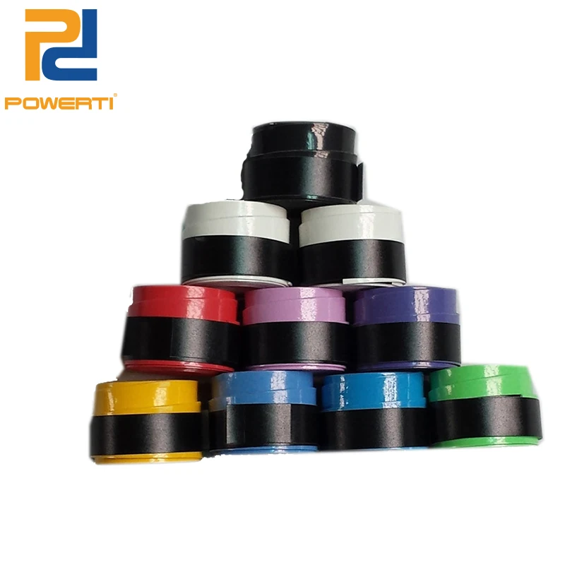 

Powerti 30pcs/lot 0.75mm PU Tacky Sweatband Tennis Overgrip Badminton Racket Training Sport Outdoor Sweat Grip
