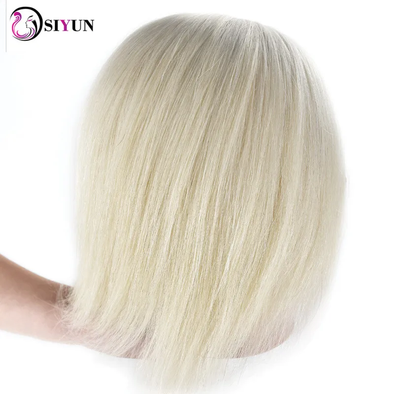 New Female 35cm White Real Human Hair Salon Hairdressing Training Practice Mannequin Head Wig Dolls Hairstyles Training Manikin New Female 35cm White Real Human Hair Salon Hairdressing Training Practice Mannequin Head Wig Dolls Hairstyles Training Manikin