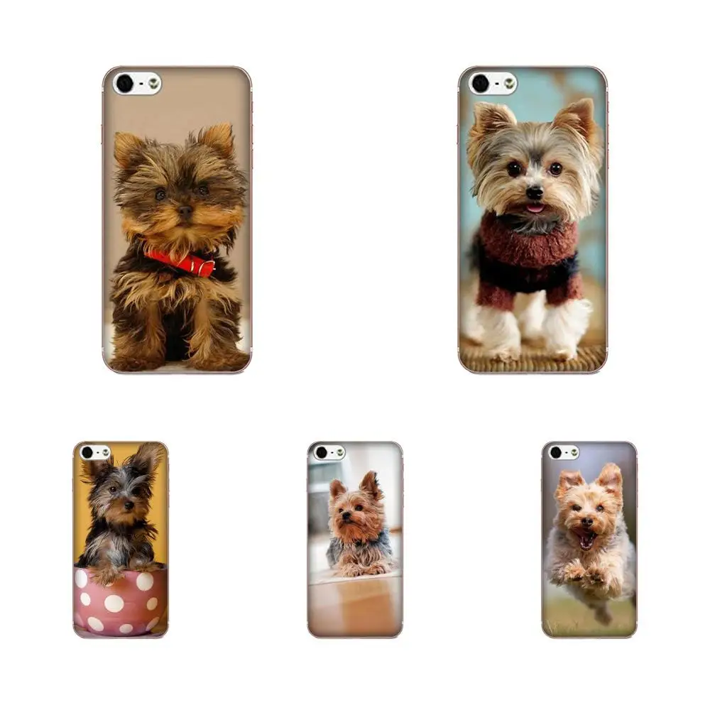 Чехлы из ТПУ для щенков йоркширской собаки Sony Xperia Z Z1 Z2 Z3 Z4 Z5 compact Mini M2 M4 M5 T3 E3 E5 XA XA1 XZ