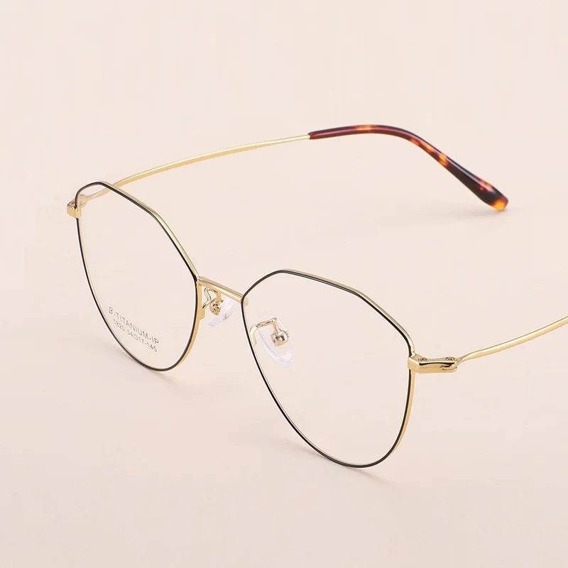 Ширина-35 B титановые нестандартные Ретро женские очки Интернет-ощущение икона девушки очки близорукость очки по рецепту