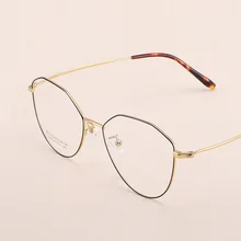 Ширина-35 B титановые нестандартные Ретро женские очки Интернет-ощущение икона девушки очки близорукость очки по рецепту