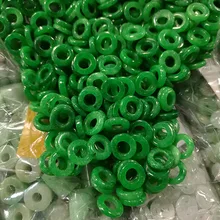 40 шт ювелирные изделия бусины натуральный нефритовый бисер DIY ювелирные аксессуары в виде бусин бисерный Лотос нефритовый браслет