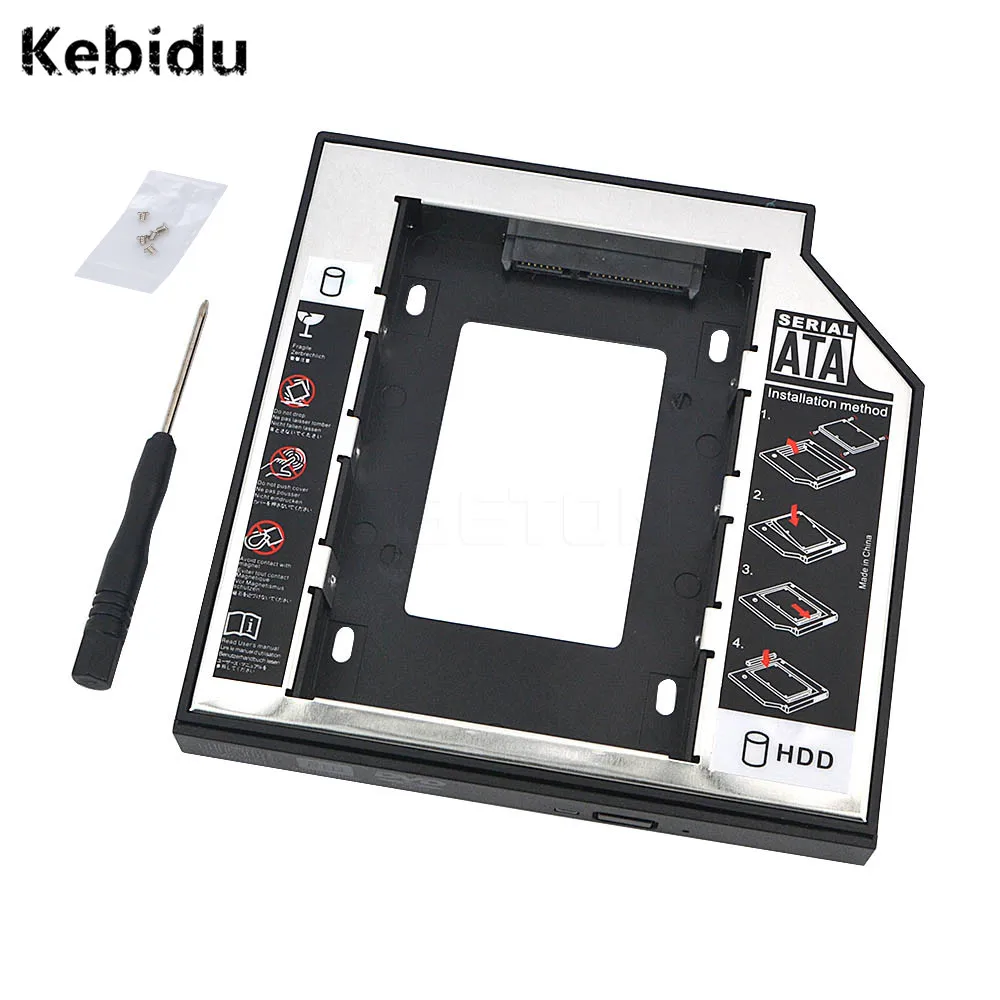 Kebidu новейший 2 5 &quot12 7 мм SATA 3 0 на Sata Корпус 2-ой Caddy второй драйвер жесткого диска SSD